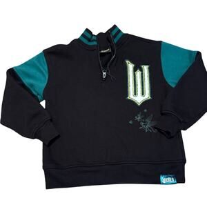 Wicked Kids Sweatshirt, Quarter Zip, Size S